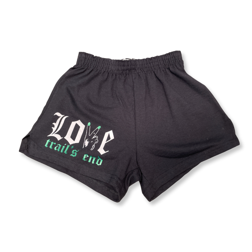 Trail’s End Love Black Shorts YM & YLReady to Ship