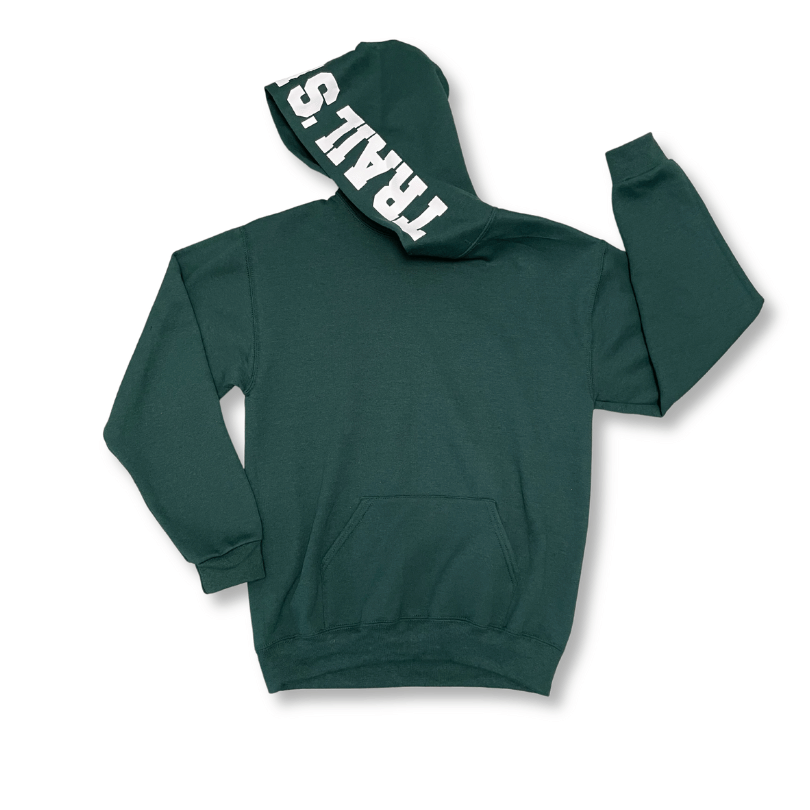 Trails End Green Hoodie YL Ready to Ship