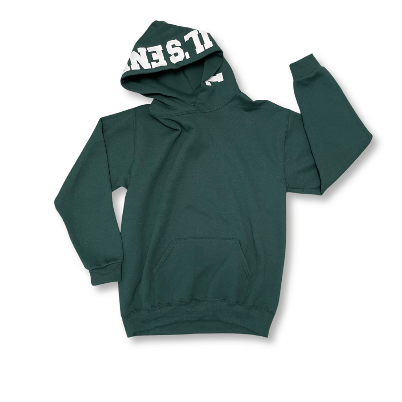 Trails End Green Hoodie YL Ready to Ship