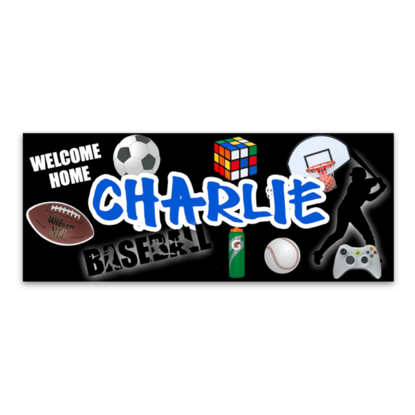 Welcome Home Banner (55" x 30")
