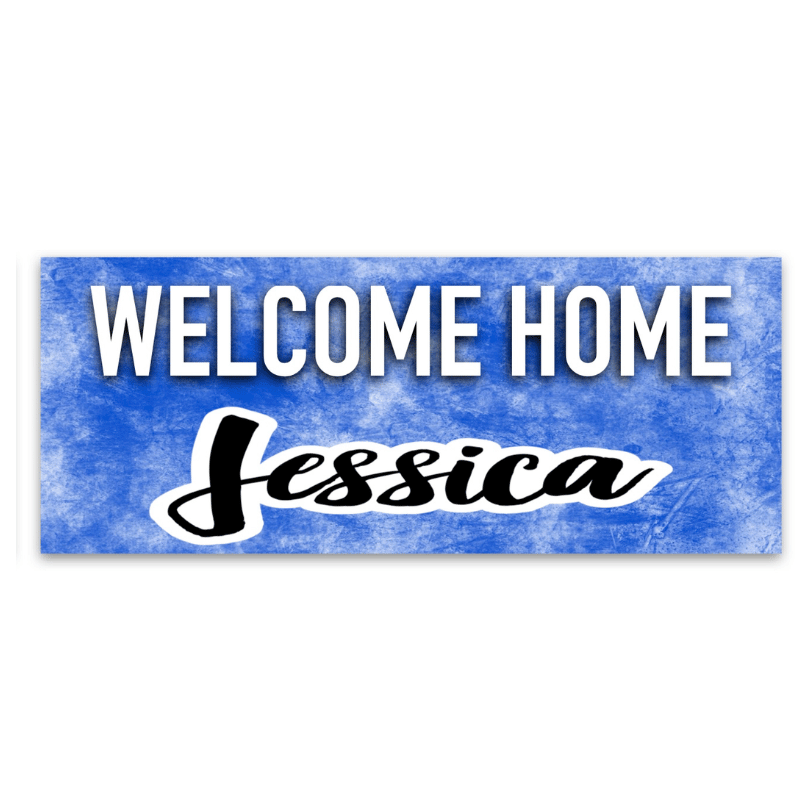 Welcome Home Banner – Grunge (55″ x 30″)