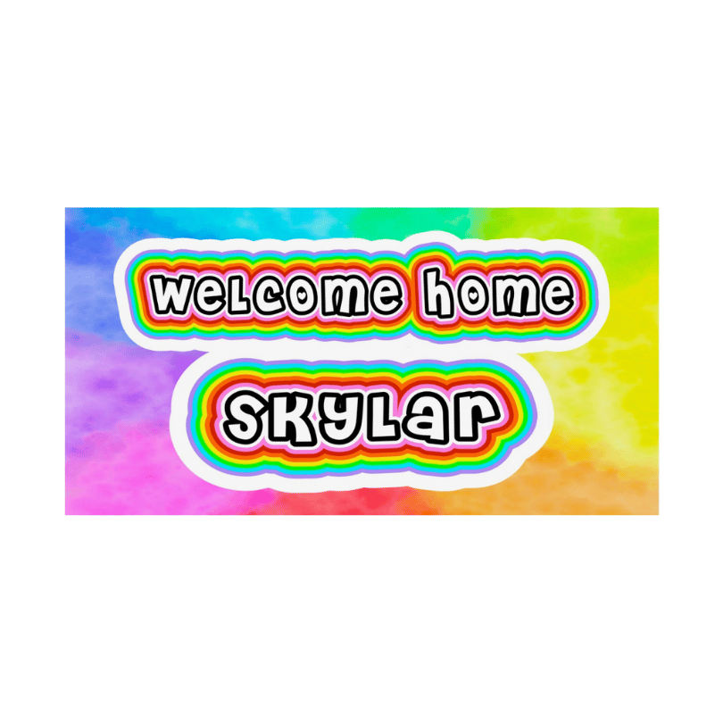 Welcome Home Banner (55″ x 30″)