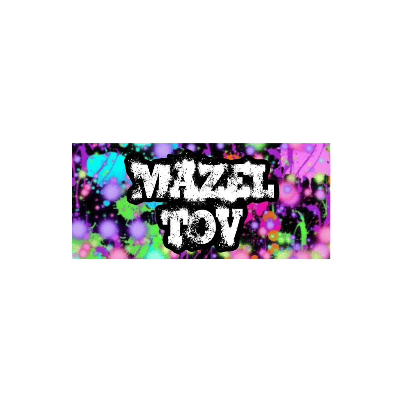 Graffiti Splatter – Mazel Tov Cards (8 pack)