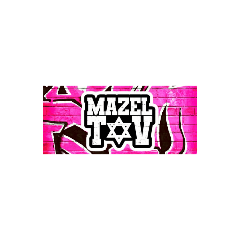 Graffiti Splatter – Mazel Tov Cards (8 pack)