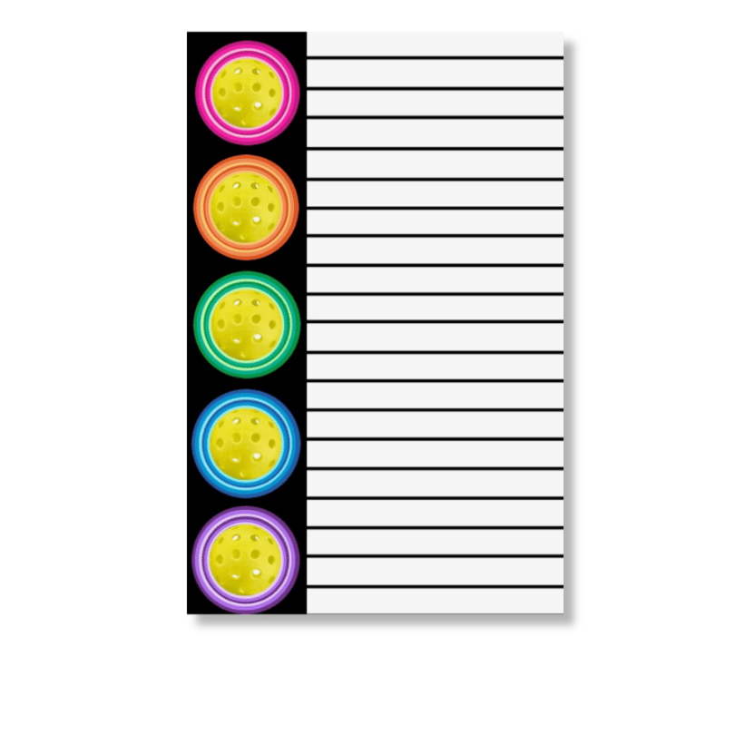Love Pickleball Lined Notepad