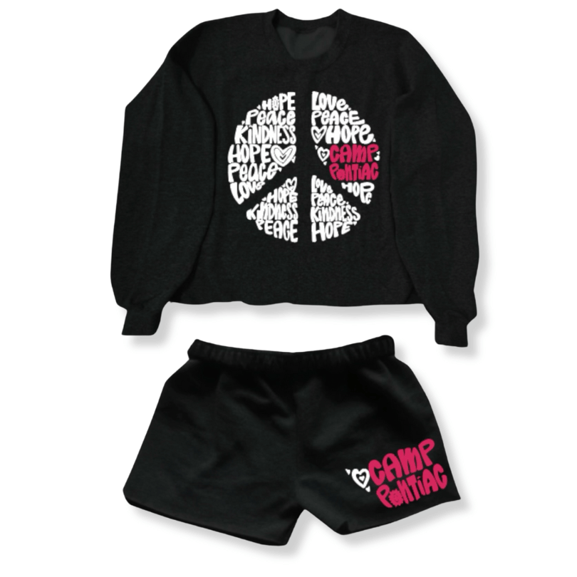 Hope Peace Camp Crewneck & Shorts