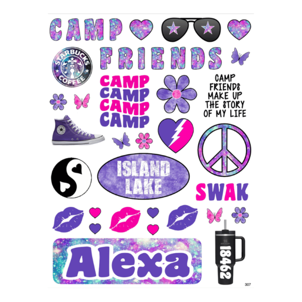 Cling It Sheet - CI 307 - Stardust (9x12)