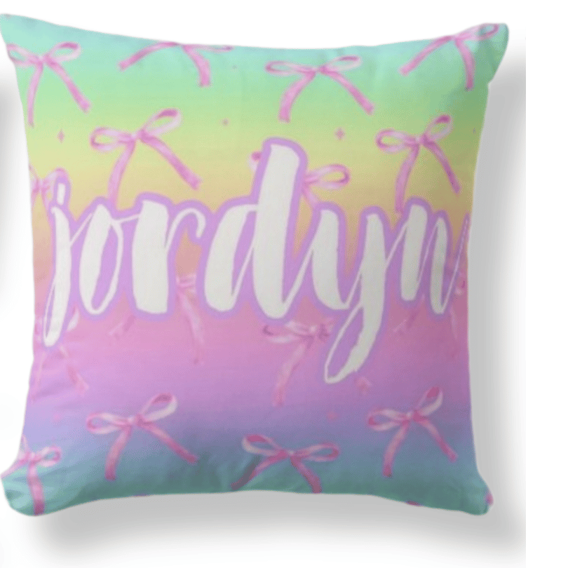 Custom throw pillow Create’D