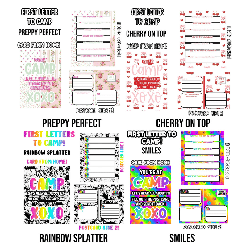Girls First Letter to Camp – Create’d