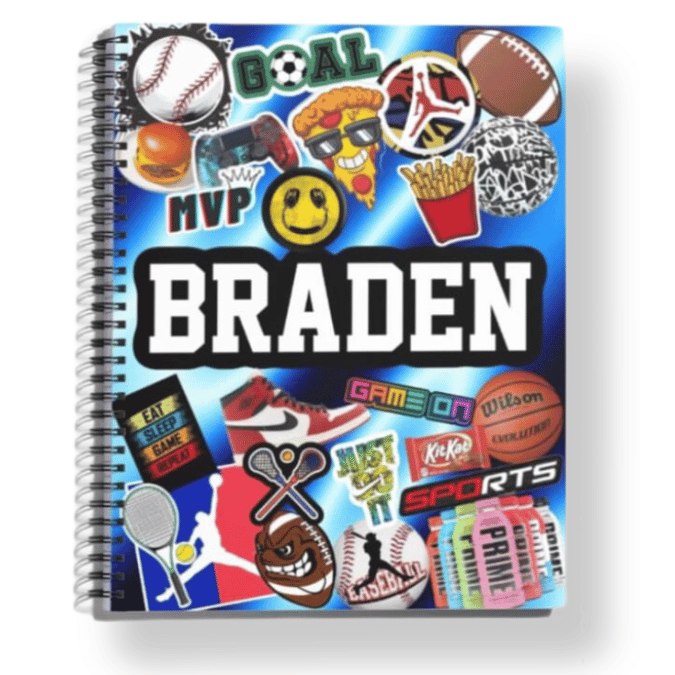 Girl’s Custom Notebook