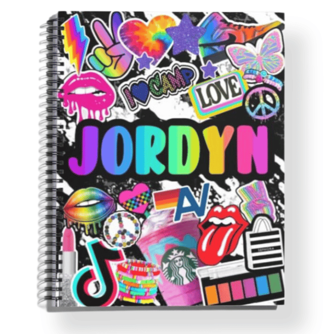 Girl’s Custom Notebook