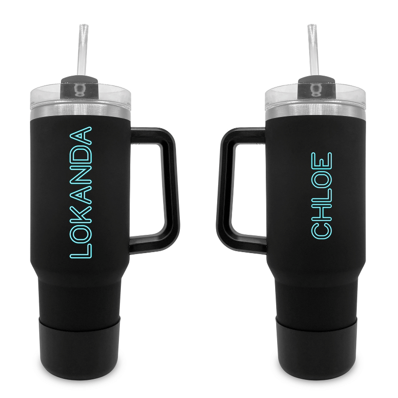 Neon – 40 0z Tumbler with Handle