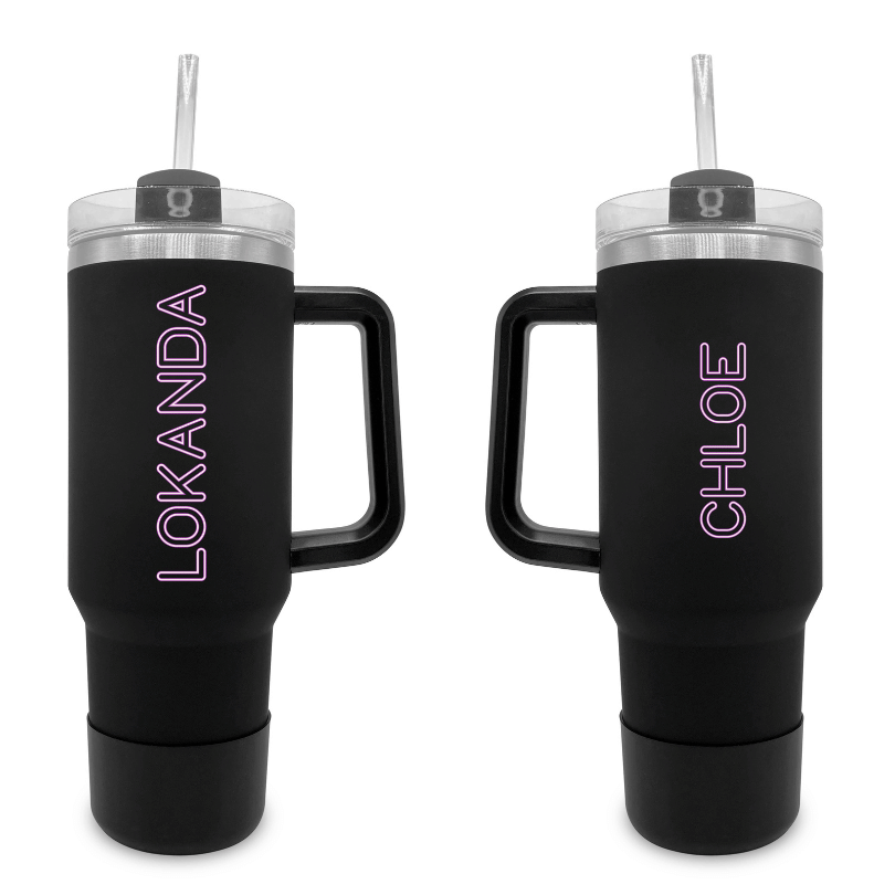 Neon – 40 0z Tumbler with Handle