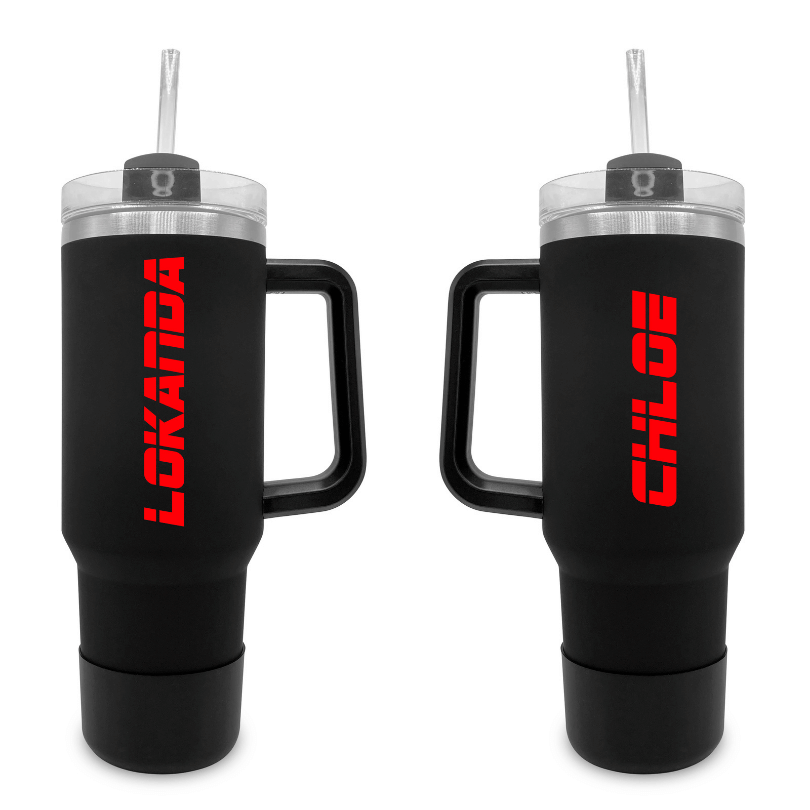 Techno – 40 0z Tumbler with Handle