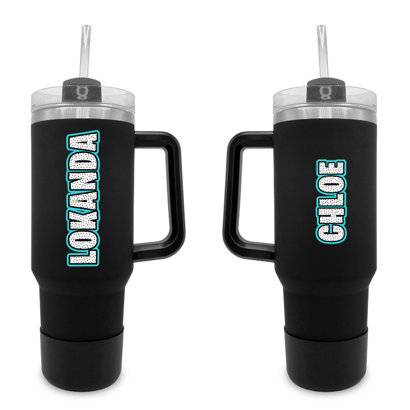 Dots – 40 0z Tumbler with Handle
