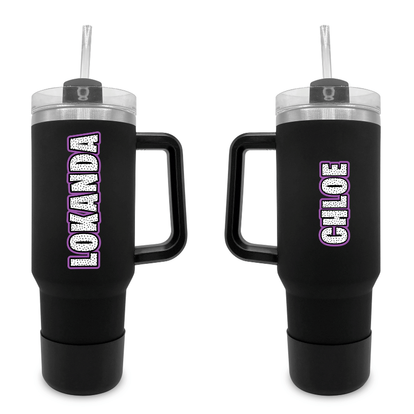 Dots – 40 0z Tumbler with Handle