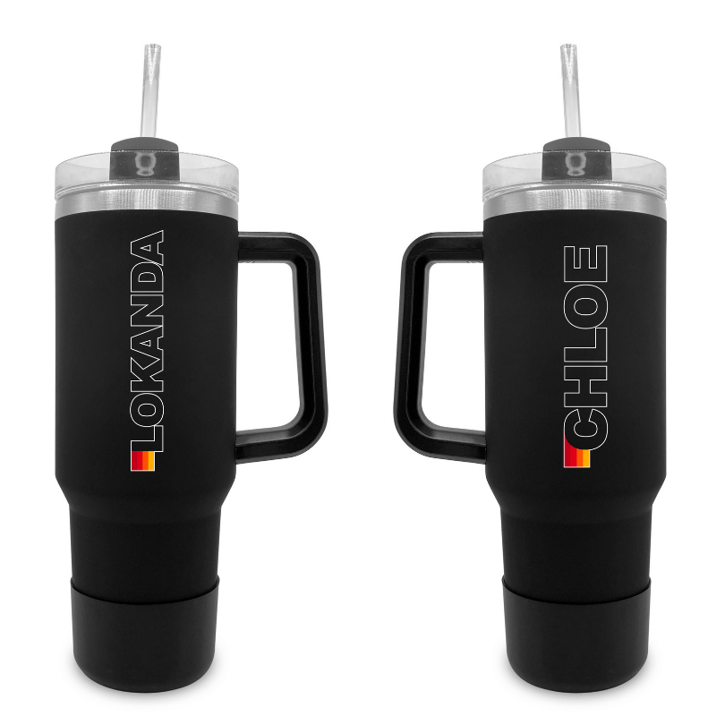 Sun Stripes – 40 0z Tumbler with Handle