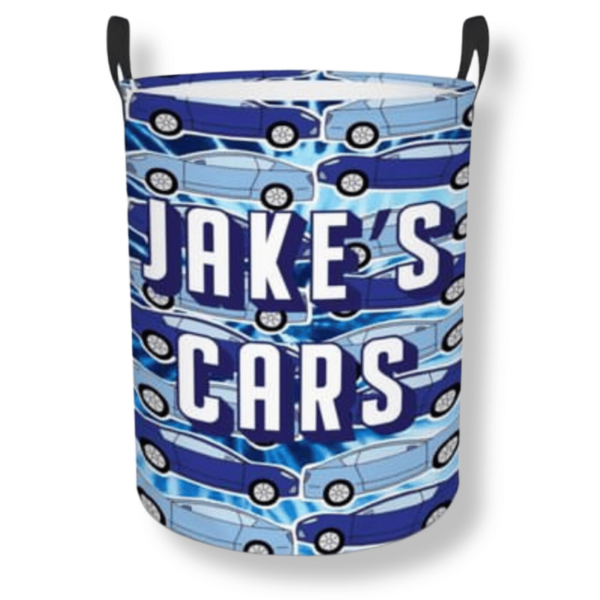 Cars Canvas Toy Bin - Just Love Designs