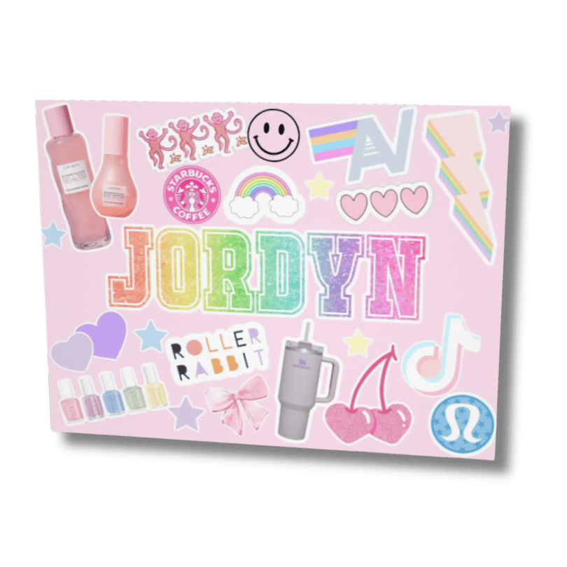 Custom Notecards (Design Your Own) Preppy CollageCreate’d