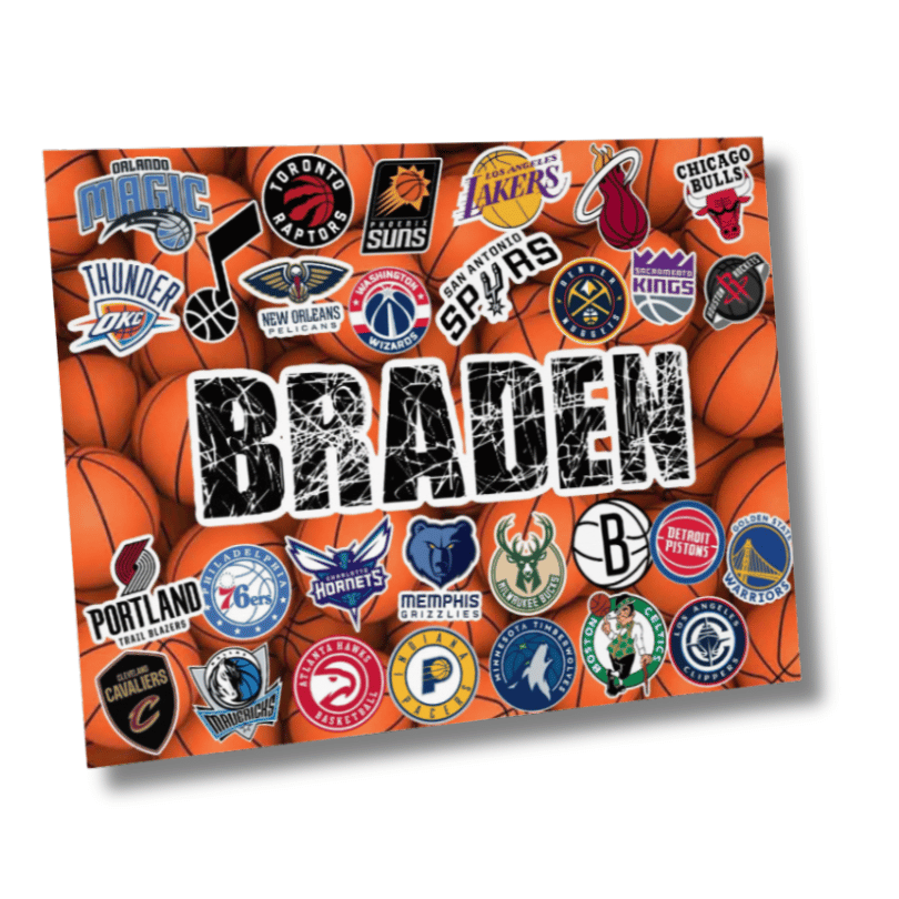 Custom Notecards (Design Your Own) basketball logosCreate’d