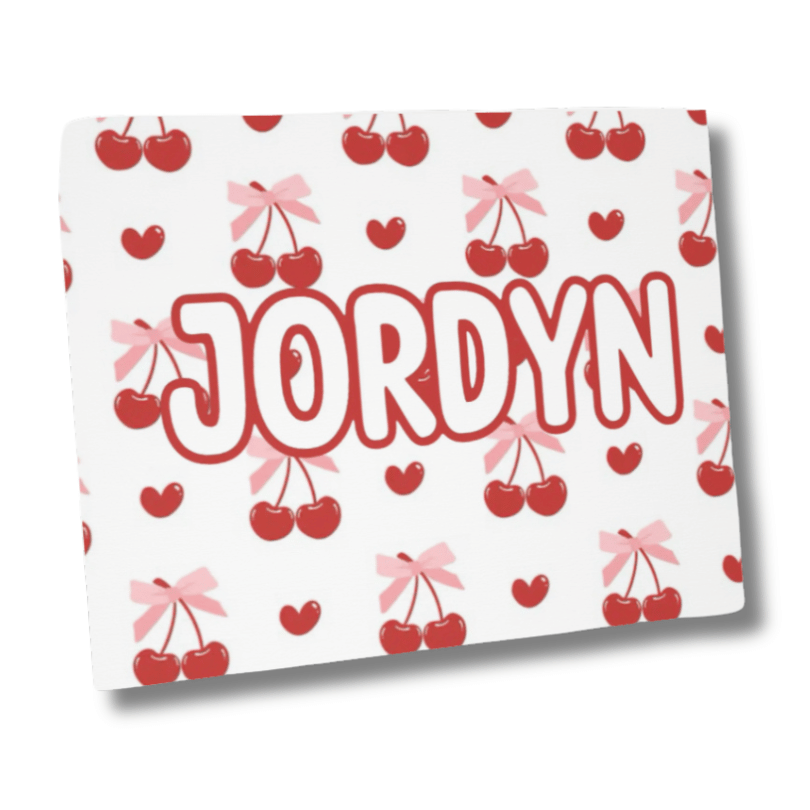 Custom Notecards (Design Your Own) Cherry Background Create’d