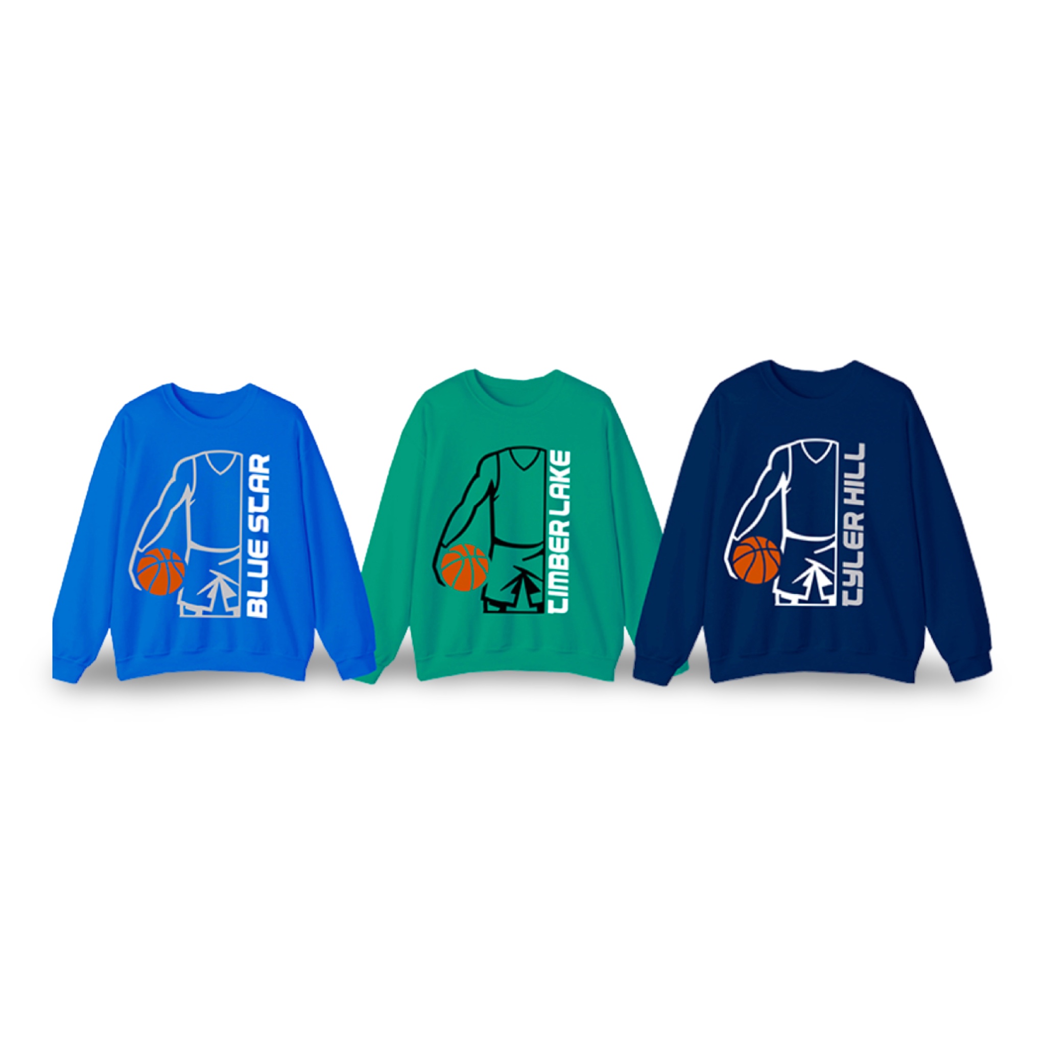 Hoops Outline Camp Crewneck – Hip-P 2025