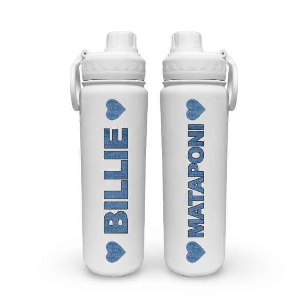 Denim Fill Water bottle with or withour hearts - Fanatic
