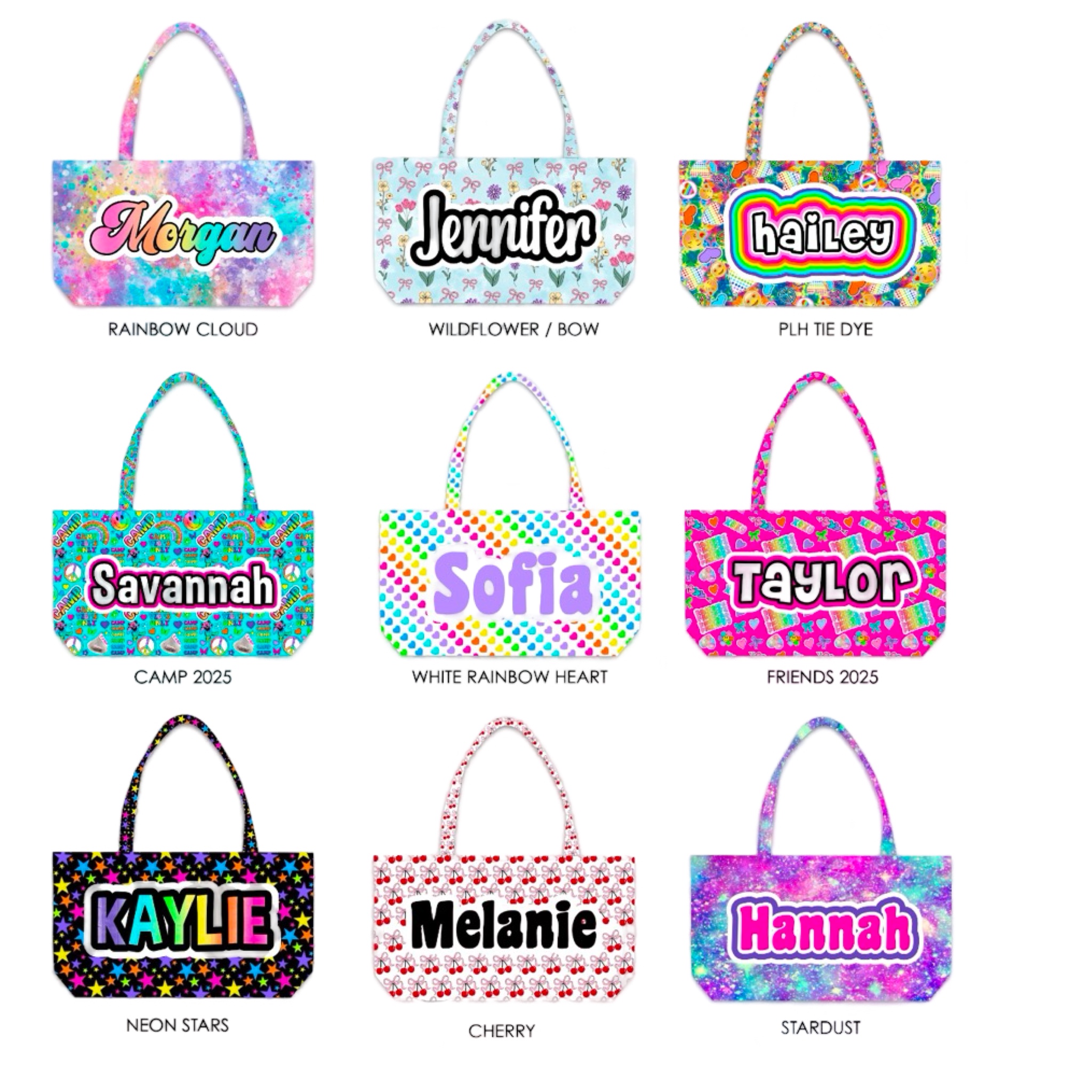 Plush Zipper Tote Bag – 24″ x 13″ – Namedrops 2025