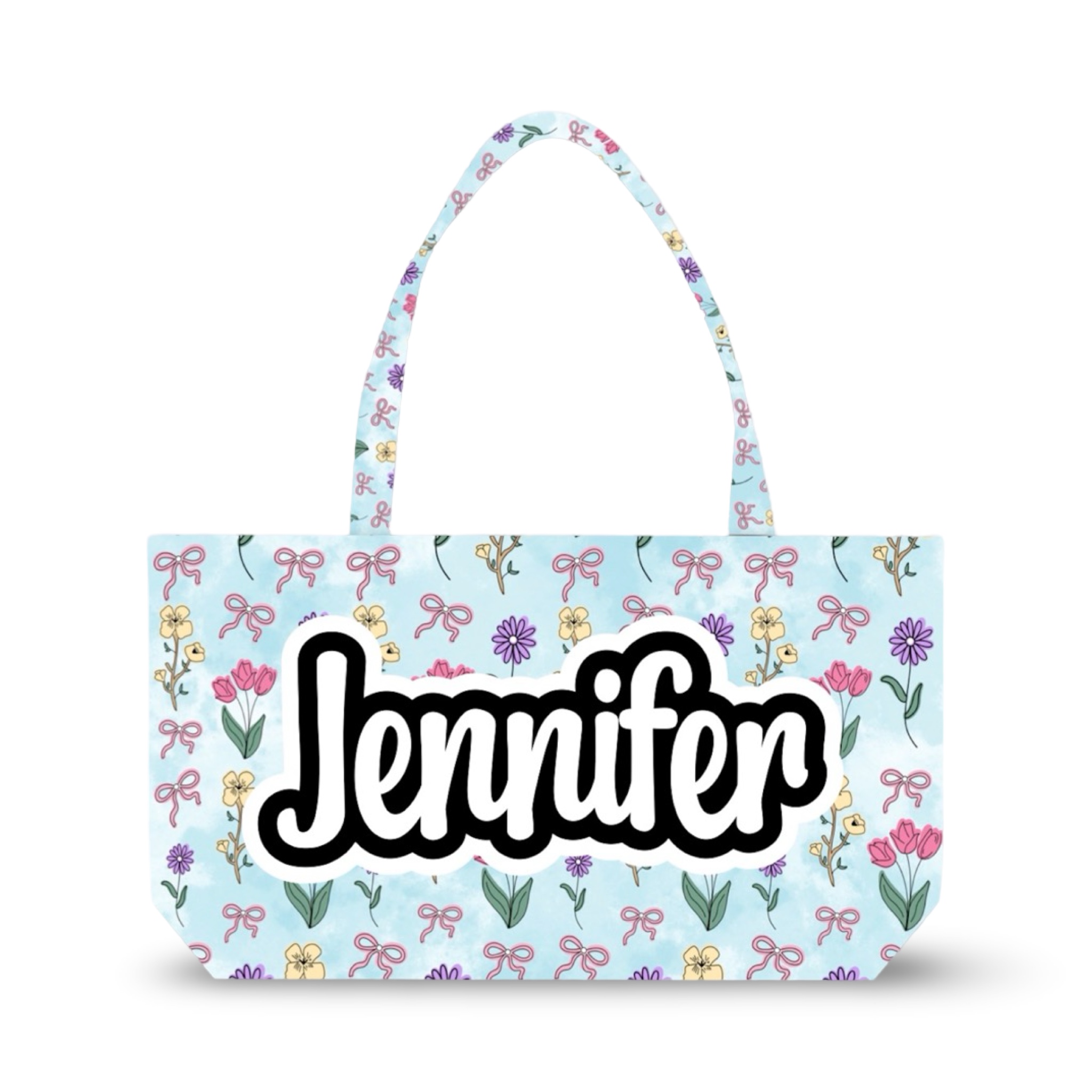 Plush Zipper Tote Bag – 24″ x 13″ – Namedrops 2025
