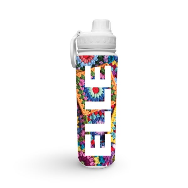 Crochet Wrap Water Bottle - 360 print -Fanatic