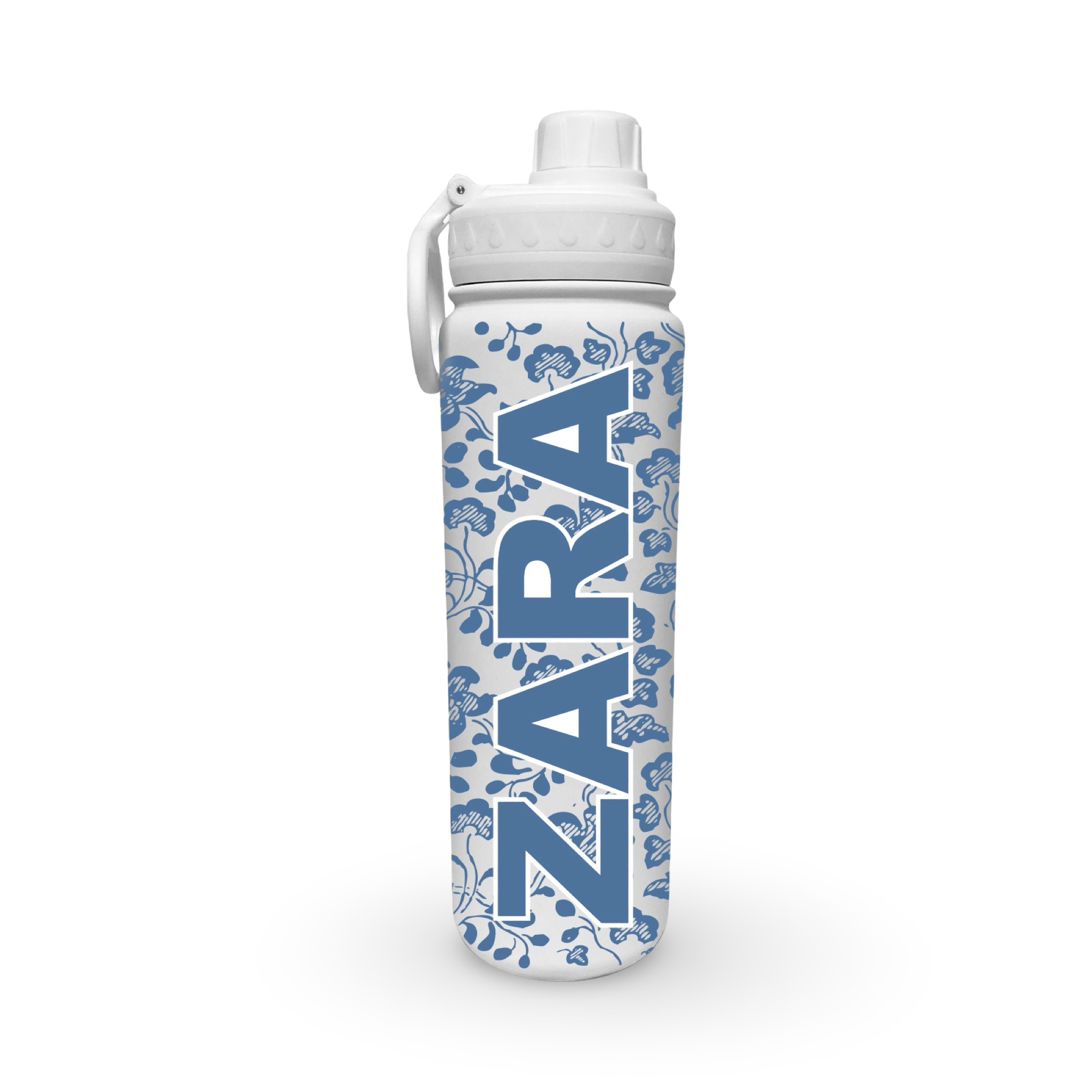 Toile Wrap Water Bottle – 360 print -Fanatic