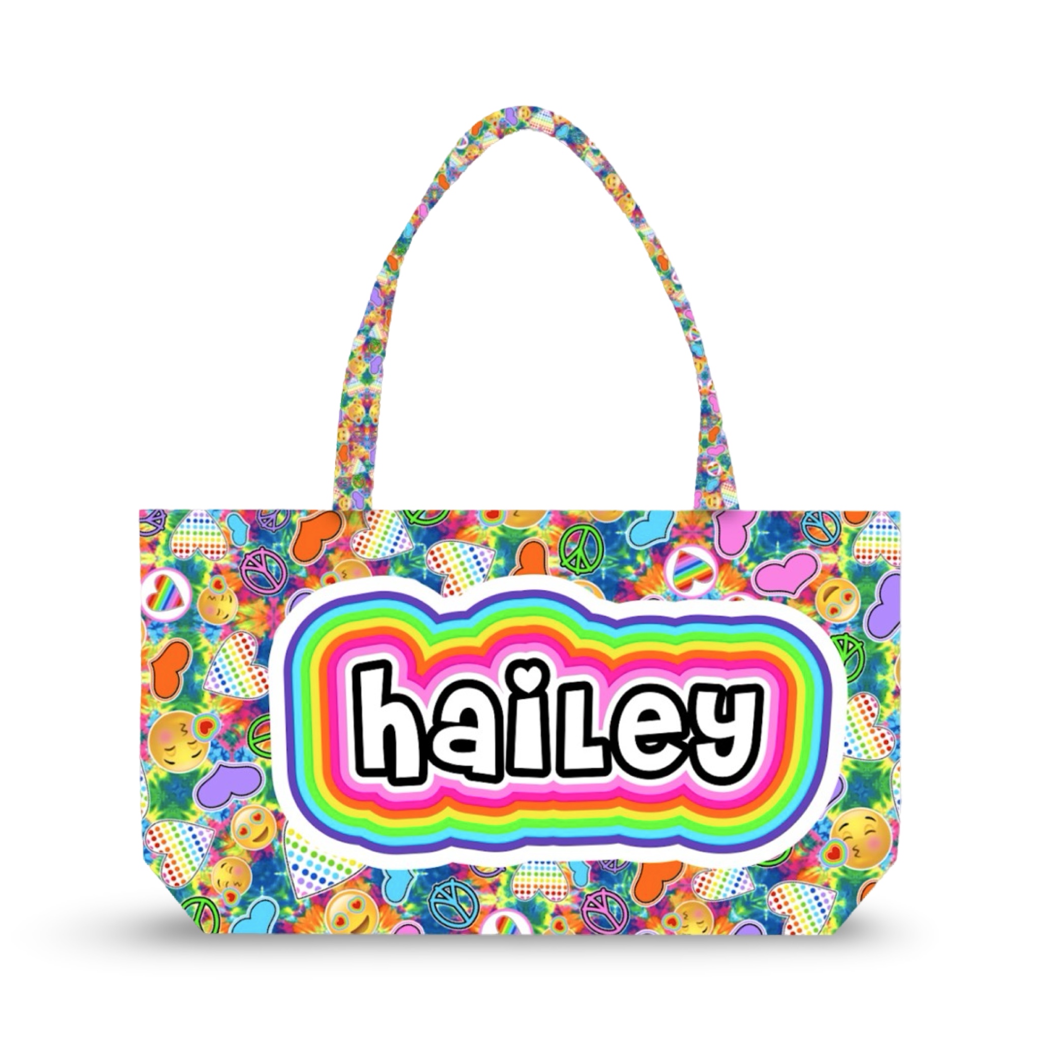 Plush Zipper Tote Bag – 24″ x 13″ – Namedrops 2025