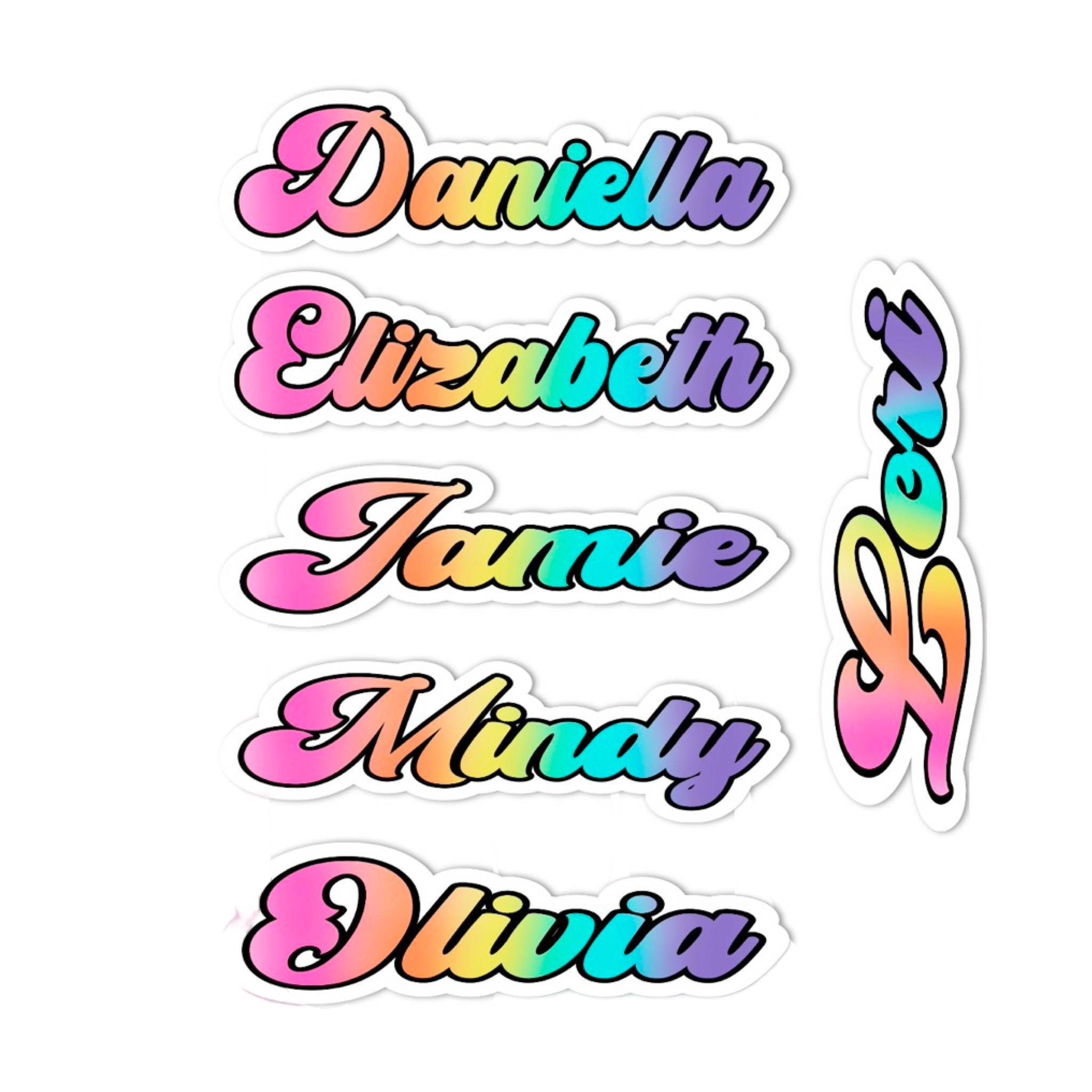 Cling it Word – Pastel Font – Namedrops 2025