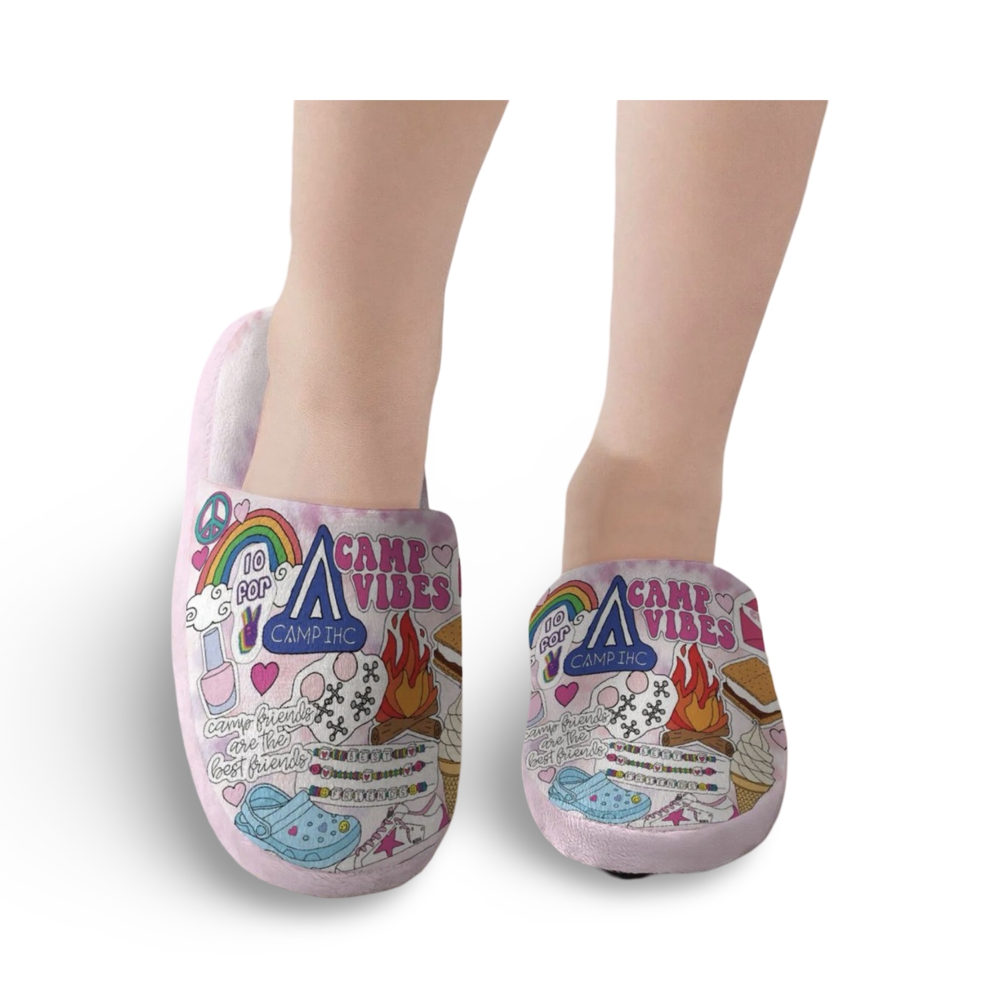 Preppy Girl Fuzzy Slippers – Shoes – Footwear – Just Love Designs2025