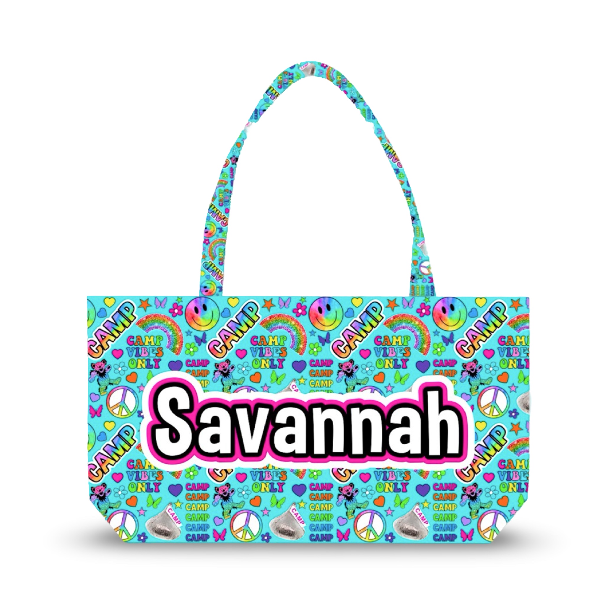 Plush Zipper Tote Bag – 24″ x 13″ – Namedrops 2025