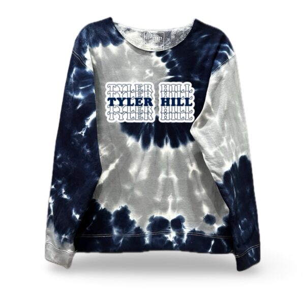 Camp Repeat (5) Stack Tie Dye Crewneck - Sweatshirt - Bay & Trey Tie Dye 2025