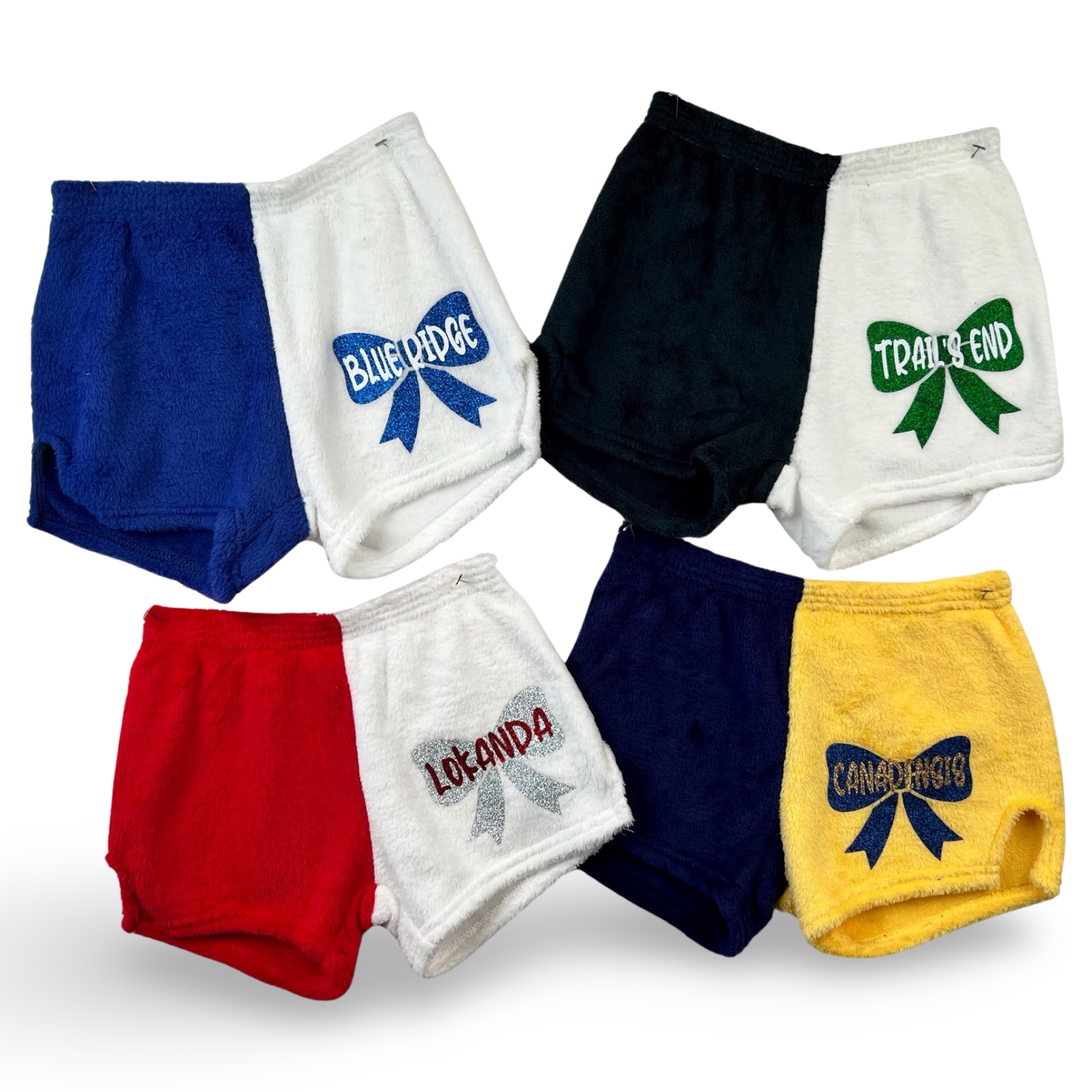 Pajama Shorts with Camp Name and Closed Bow – Made Love & Kisses 2025