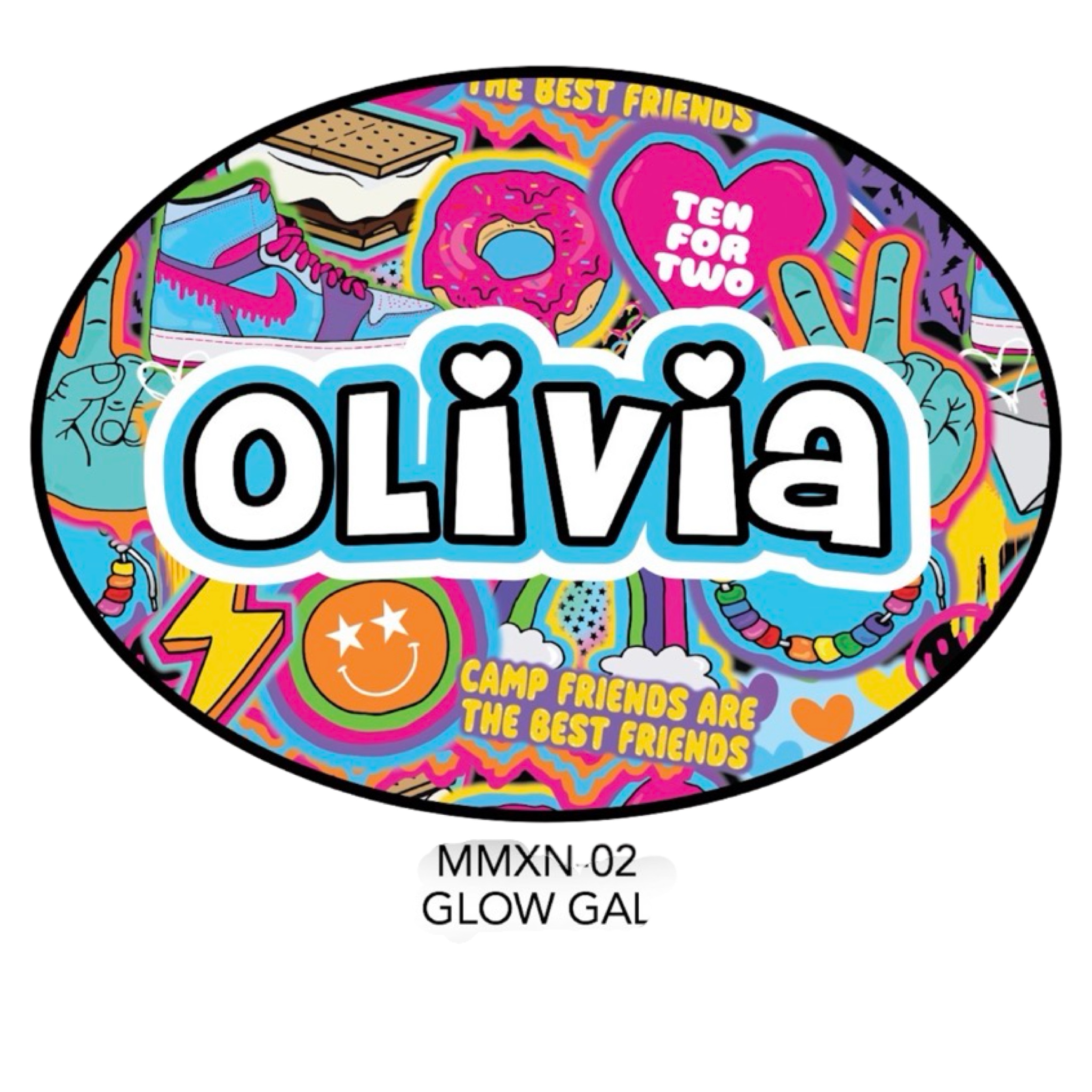 Glow Gal MMNX-02 – Oval Cling It Collab Made Moments MM & Namedrops -2025