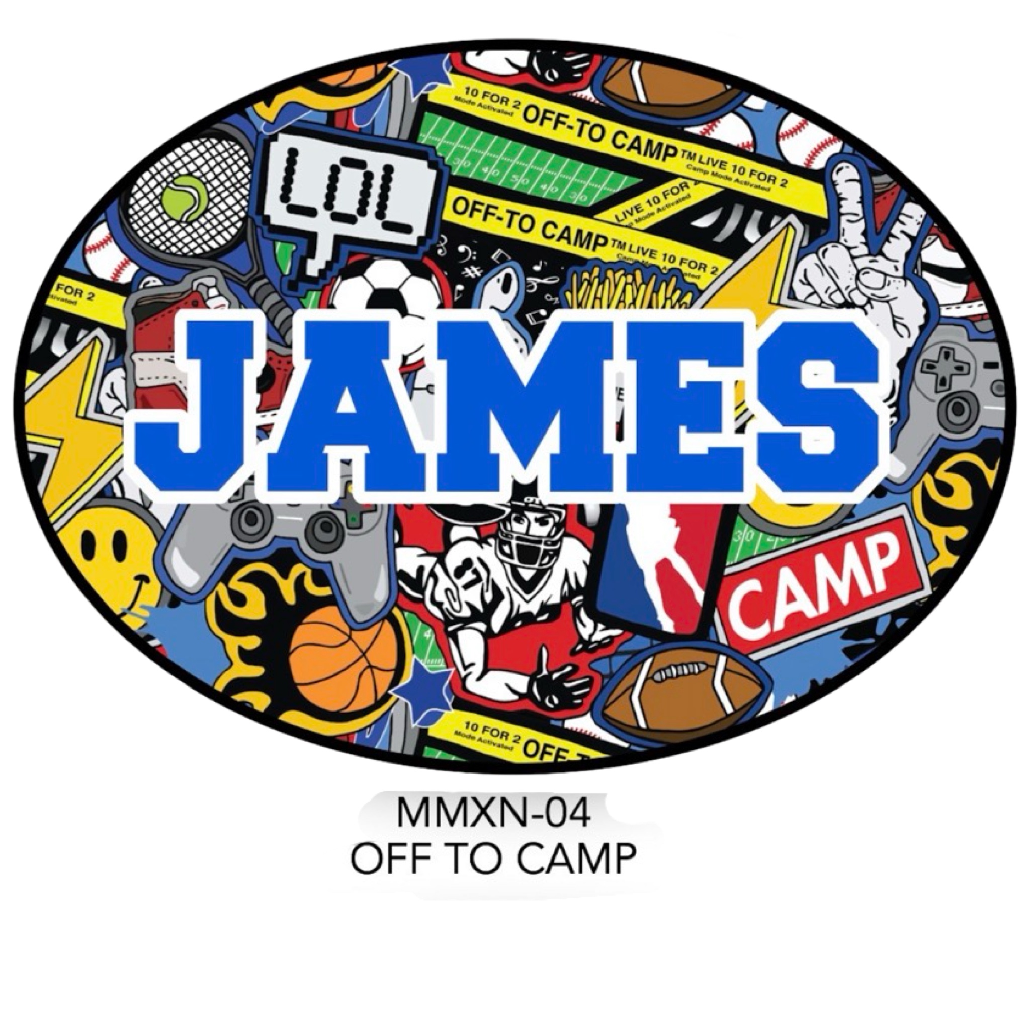 Off to Camp MMNX-04 – Oval Cling It Collab Made Moments MM & Namedrops -2025