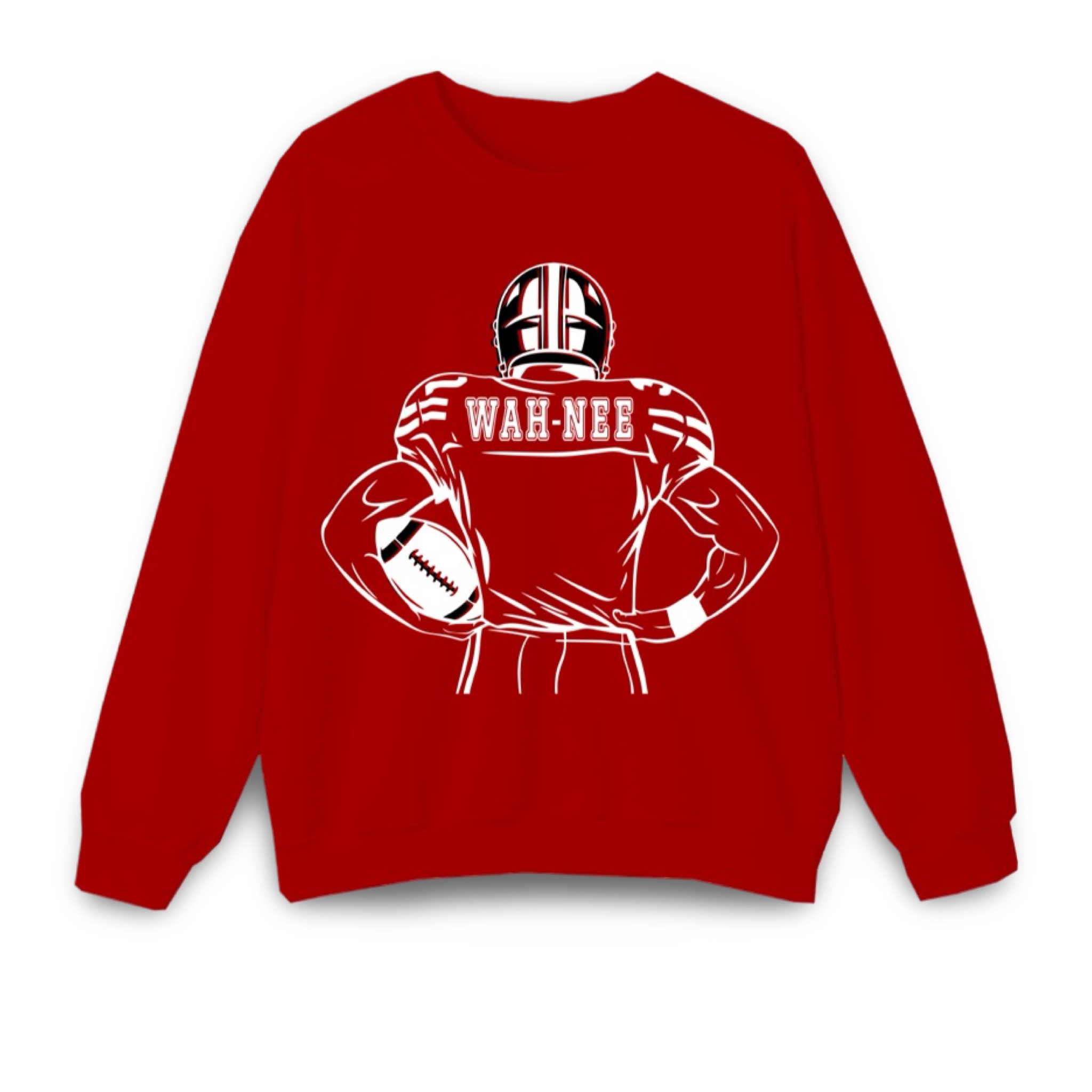 Football Back Outline Camp Crewneck – Hip-P 2025
