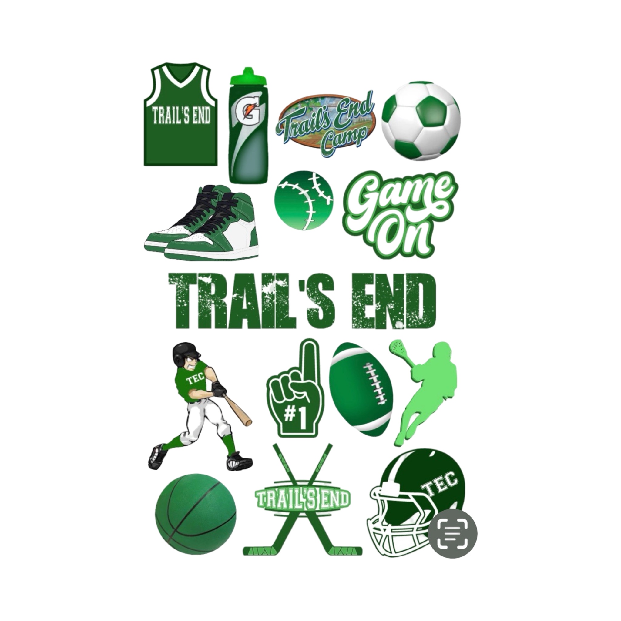Sports – Camp Sticker Sheet (2025) – Mother Hustler New York
