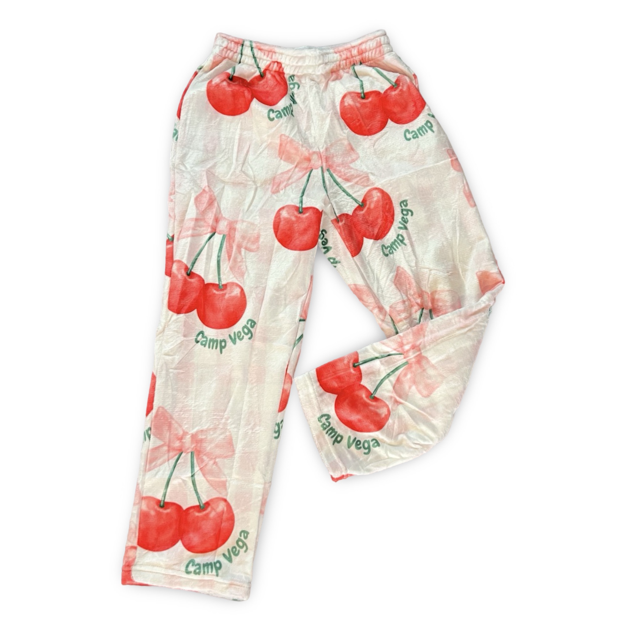 Fuzzy Cherries & Bows Camp Pajama Pants – JAZ it Up 2025