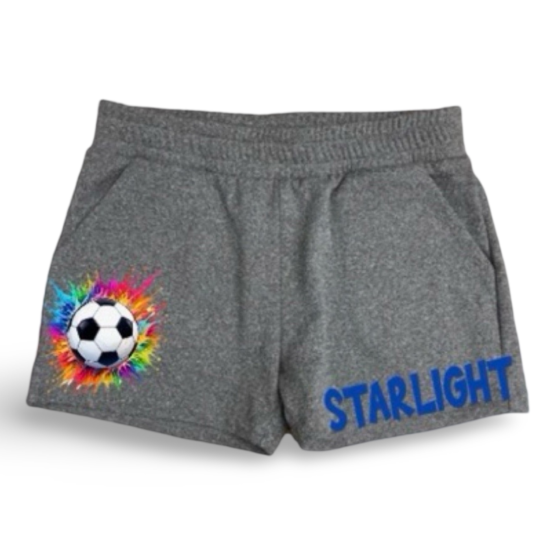 Girl’s Soccer Paint Splat Suzette Brand Shorts – Hip-P 2025