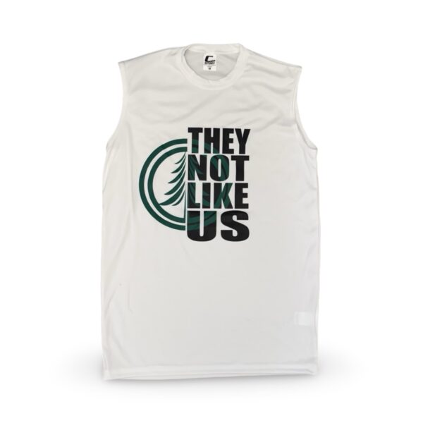 Trail's End - Not Like Us White Muscle Tee - Youth Medium - Ready to Ship - R2S