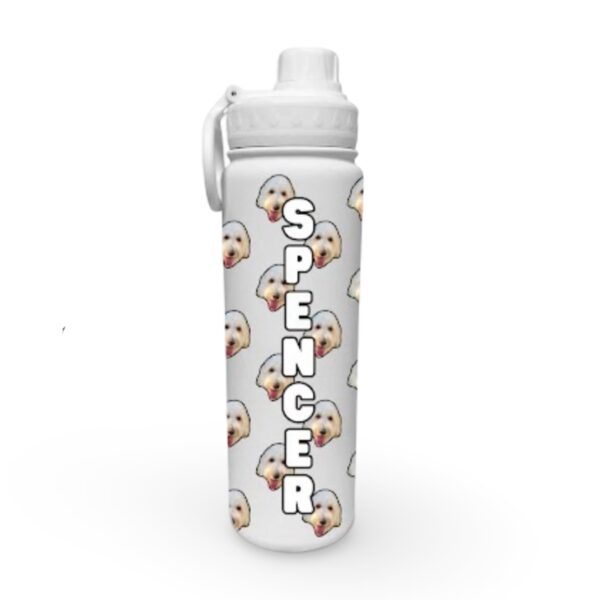 Dog Repeat 306 Wrap Water Bottle