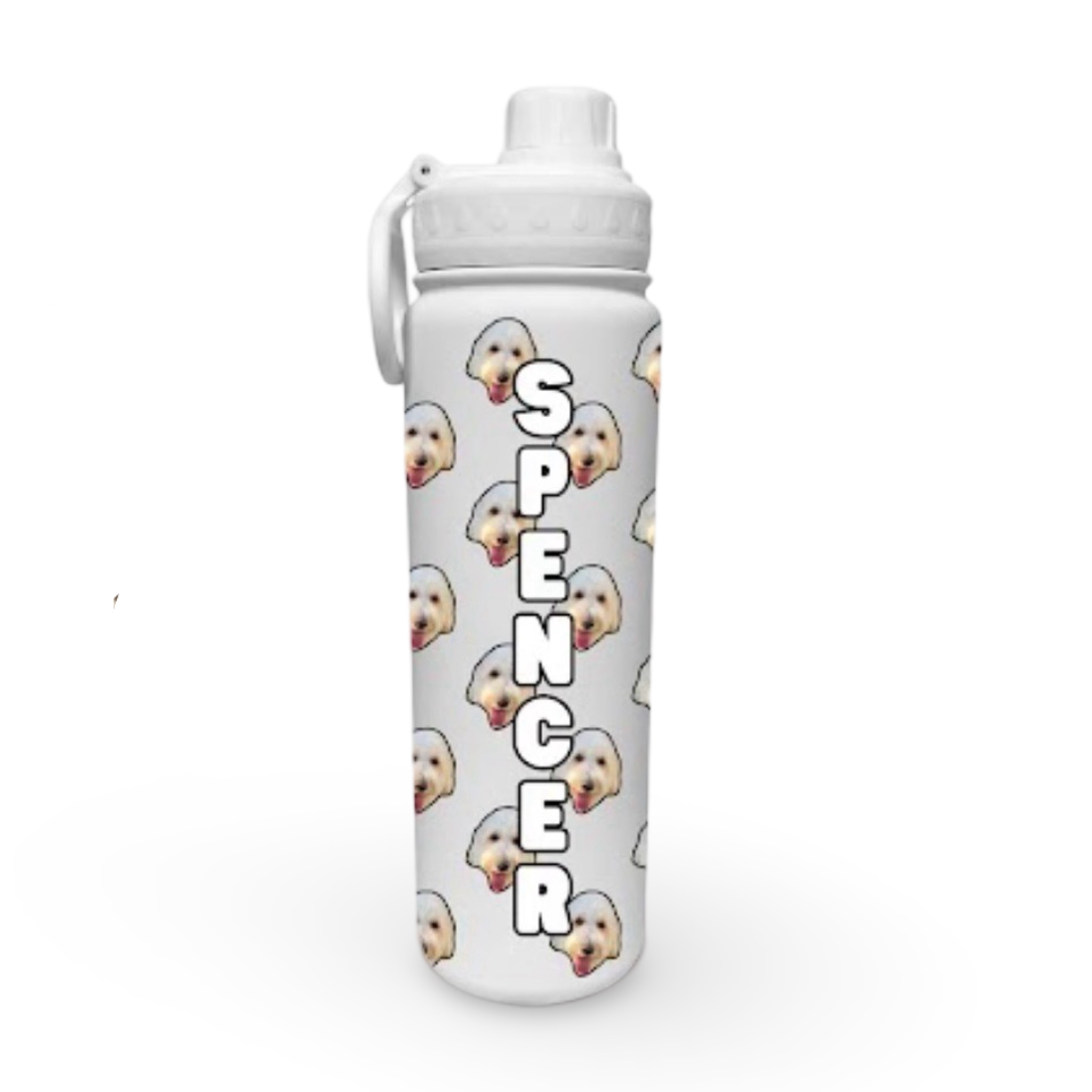 Dog Repeat 306 Wrap Water Bottle