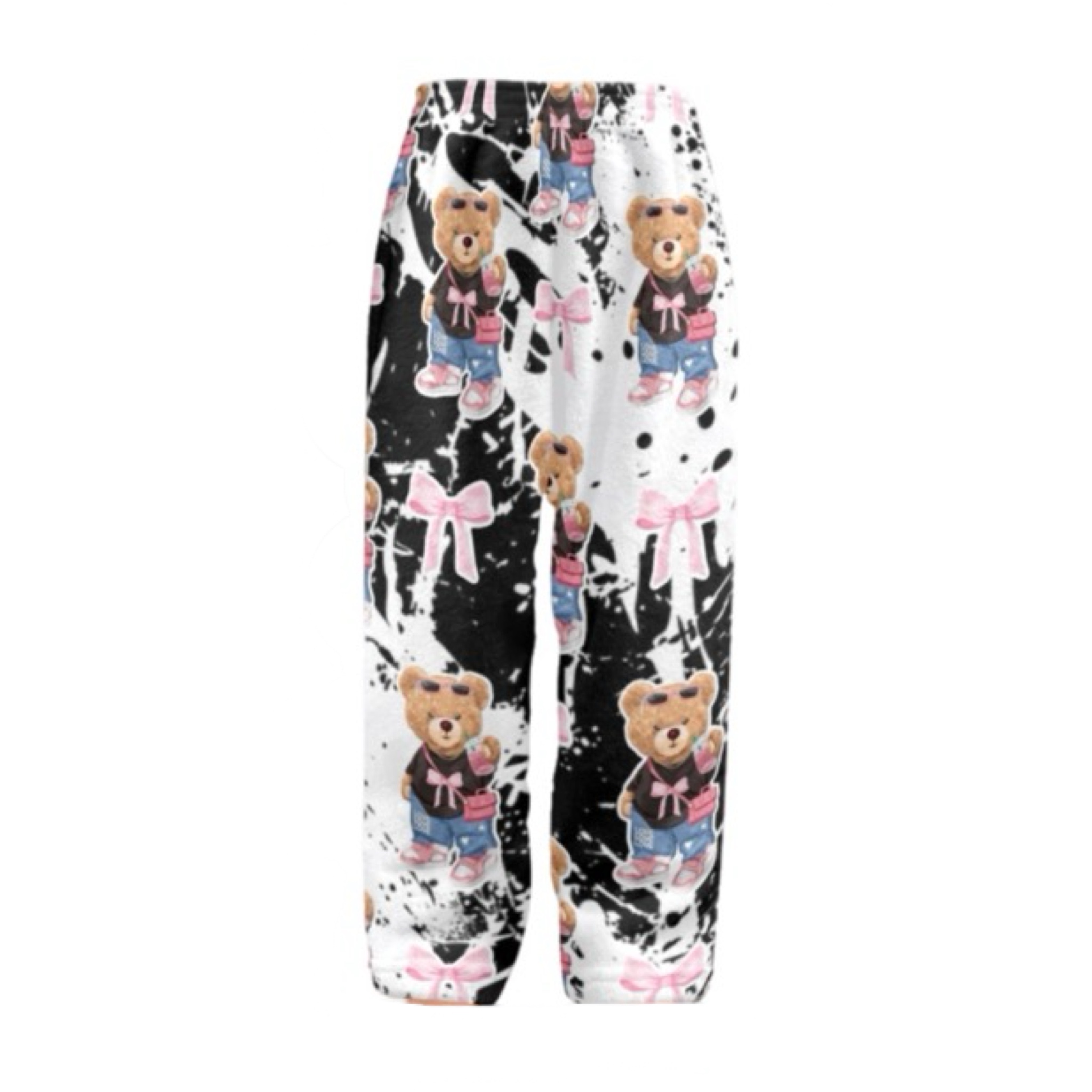 Fuzzy Pajama Pants – Teddy Bear – Bear & Bow – Create’D 2025