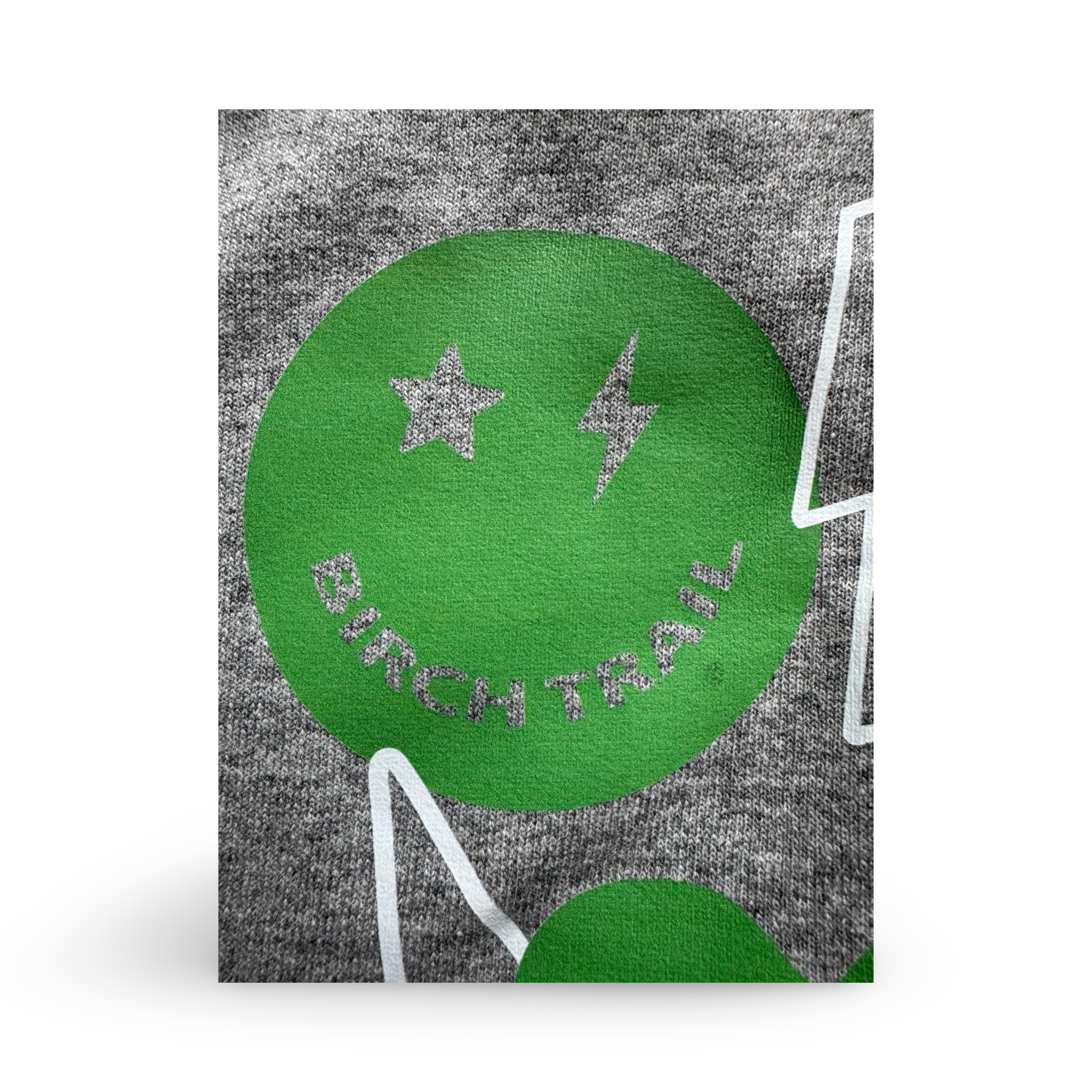 Birch Trail – Smile, Star & Bolt Grey Sweatpants – Youth Small – Ready to Ship – R2S