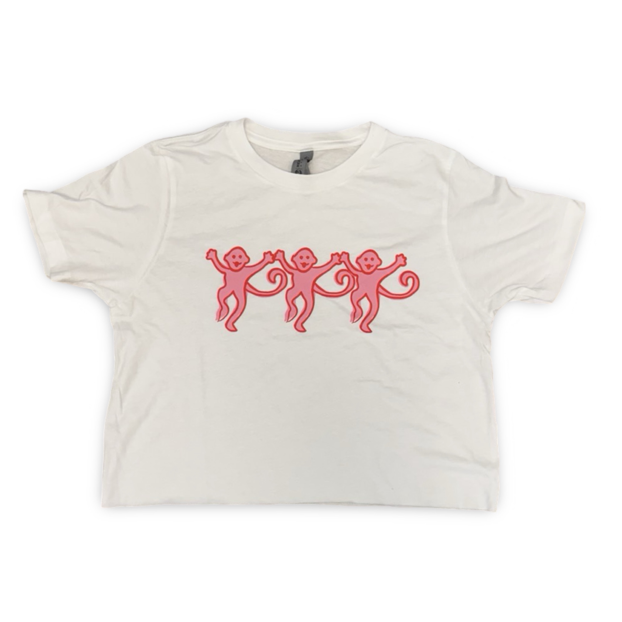 3 Pink Monkey Tee – Youth Large – Ready to Ship – R2S