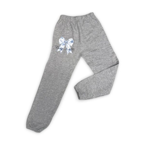 IHC - Toile Bow Gray Sweatpants - Youth Small - Ready to Ship - R2S